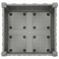 vidaXL Hochbeet, Hochbeet für Garten Balkon Terrasse, Gemüsebeet Pflanzkasten zum Selber Bauen, Blumenbeet Blumenkasten Rattan-Optik, Polypropylen - Thumbnail 6