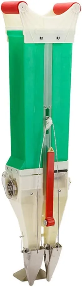 GemüSepflanzmaschine, Manuelle Langem Griff SäMling Pflanzmaschine, Grüne Zwiebel Rettich Rüben Salat Transplanter, für Garten,Hof,GewäChshaus - Bild 1