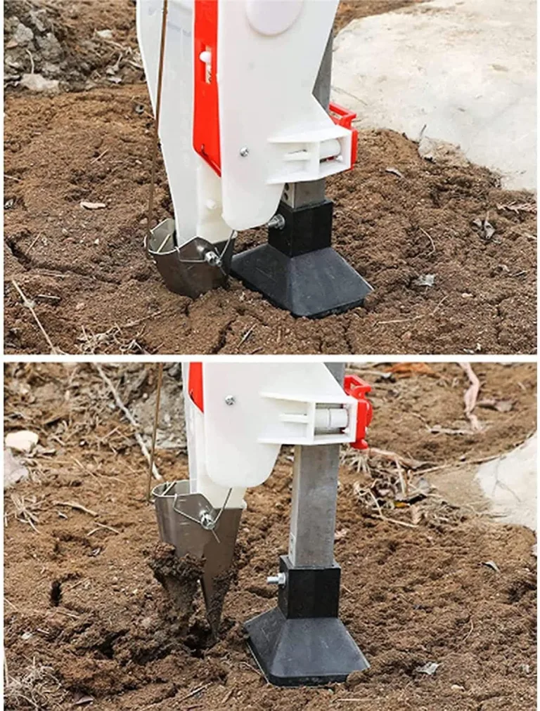 Pflanzmaschine Manuelle Sämling Pflanzer Garten Setzling Knollenpflanzer Gewächshaus Umpflanzwerkzeug, Samensetzer für Tulpen, Tomaten, Kartoffeln, Kräuter und Gemüse – Bild 6