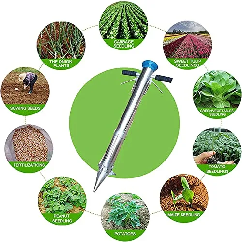 Pflanzmaschine, GemüSepflanzmaschine, Sämling-Pflanzmaschine, Garten Gewächshaus Umpflanzwerkzeug, Pro Grüne Zwiebel Rettich Rüben Mais Bohnen Salat – Bild 10