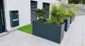 Metzler Hochbeet für den Garten – Stahl in Anthrazit | Witterungsbeständiges Metall-Gartenbeet, Pflanzenbeet, Blumenhochbeet | 150 x 75 x 77 cm - Thumbnail 3