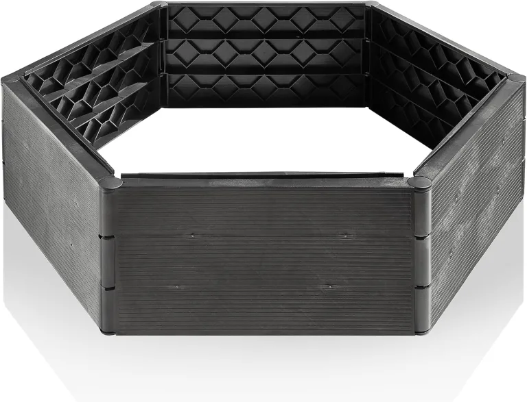 Grizzly Hochbeet System 2 Set, für Garten und Balkon, Blumenkasten, Gemüsebeet, witterungsbeständig – Bild 7