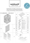 needs&wants® Mini Gewächshaus Treibhaus klein Winterfest aus Holz für Balkon Garten Indoor, Frühbeet Hochbeet Pflanzschrank Anzuchthaus, auch für Schildkröten, Polycarbonat - Thumbnail 7