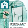 TOM Gewächshaus, Foliengewächshaus Folientunnel 175g/m² extra stabil & langlebig – 4 Größen: 2x3m 3x4m 3x6m Gewächshaus mit Erdanker – 2 Türen – Fenster mit Insektenschutz – für Tomaten & Co. - Thumbnail 8