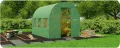 6m2 Garten-Folientunnel-Gewächshaus – Gewächshaus Coche für Pflanzen –Gartenabdeckung aus PE-Folie – 6 Fenster mit Moskitonetz – Rahmen aus verzinktem Stahl – 2x3m – Grün - Thumbnail 8