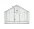 Aluminium Gewächshaus Glas 150x290 cm - Gewächshäuser - Treibhaus Gewächshaus mit Fundament - Glashaus Tomaten - Gewaechshaus 4,35m2 - Greenhouse Outdoor - 6 mm Platten - Thumbnail 9