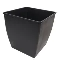 Pflanzkasten HWC-L23, Hochbeet Blumenkasten, Outdoor Akazie Holz FSC®-Zertifiziert Aluminium - 60x42x42cm braun - Thumbnail 6