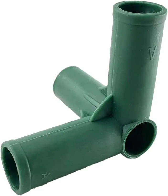 Feegow 8 x Gewächshaus-Verbindung, 19 mm, robuster Rohrrahmen, Markisenhalterung, Kunststoff, Grün – Bild 1