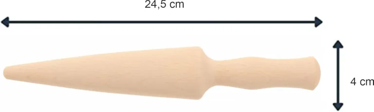 Teemando® Marken-Pflanzholz mit Scala aus unbehandeltem Buchenholz, 24,5 cm lang, Pflanzholz mit cm – Bild 8