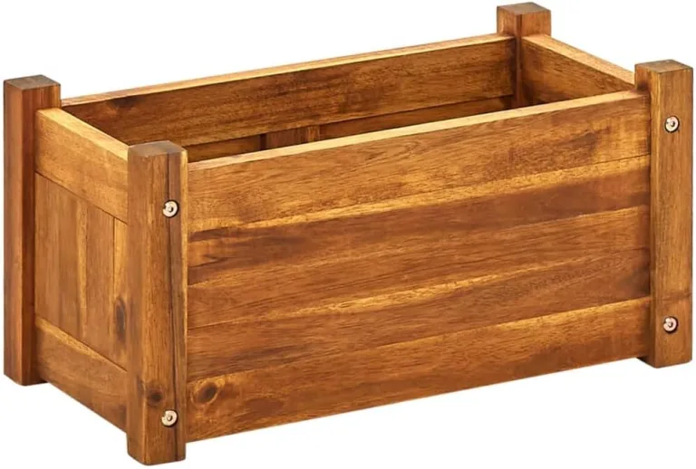 Home & Garden Hochbeet Akazienholz 50x25x25 cm – Bild 1
