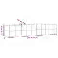 vidaXL Hochbeet, Wetterfestes Hochbeet für Garten Balkon Terrasse, Kräuterhochbeet zum Selber Bauen, Pflanzkasten aus Metall, Pulverbeschichteter Stahl Anthrazit - Thumbnail 3