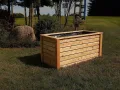 Gartenwelt Riegelsberger Hochbeet 180x80x72 cm aus modernen Rhombusleisten Lärchenholz Natur Kräuterbeet Gemüsebeet Pflanzbeet - Thumbnail 8