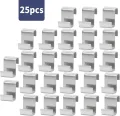 25 Stück Z-Clips für Gewächshausglasscheiben Gewächshausclips für Glas Edelstahl Gewächshaus Z-Clips Gewächshausfensterclips Glasscheibenbefestigungen Clips für Gewächshausglas Ersatzzubehör - Thumbnail 4