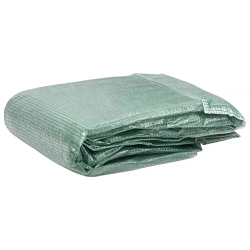 vidaXL Gewächshaus-Ersatzabdeckung (9 m²) 200x450x200 cm Grün – Bild 5