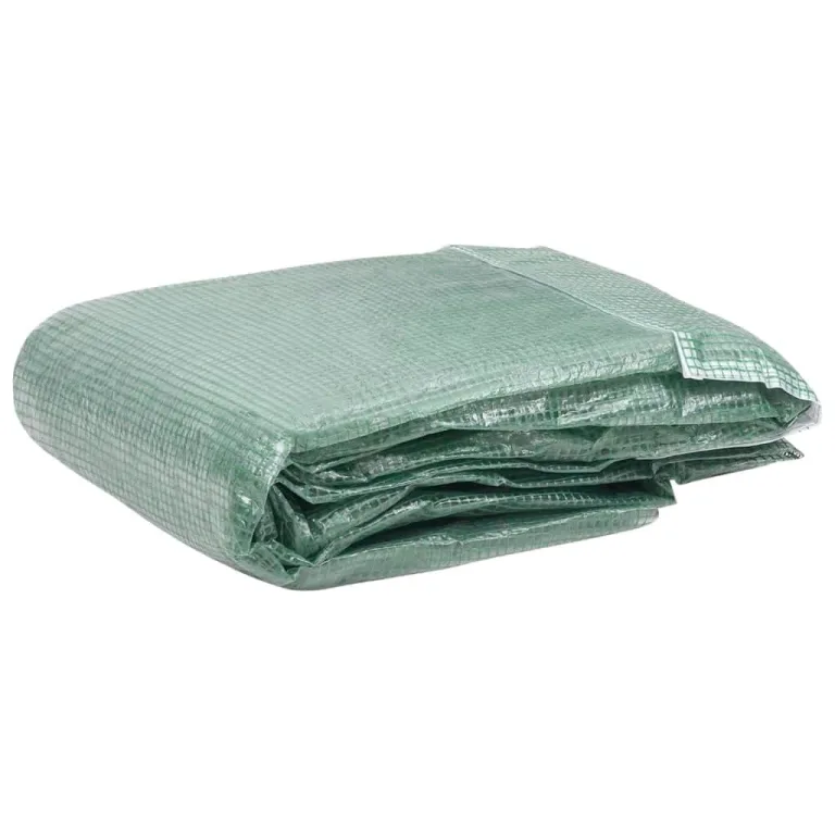 vidaXL Gewächshaus-Ersatzabdeckung (9 m²) 200x450x200 cm Grün – Bild 1