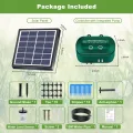 Solar Bewässerungssystem 2024 Neuestes Tröpfchenbewässerung system, Automatische Bewässerungssystem Garten mit 12 Timer-Modi +15 M Schlauch für Garten, Balkon Pflanzen, Kübelpflanzen im Freien - Thumbnail 3