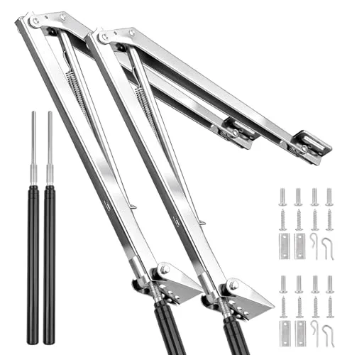 Automatischer Fensteröffner für Gewächshaus Automatisches Öffnen und Schließen Temperaturgesteuert 7kg Hubkraft 45cm Öffnungshöhe (2PCS) – Bild 3
