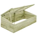 Gewächshaus, Wintergarten Bausatz, Tomatenhaus, Treibhaus, Garten, Greenhouse, Gartengewächshäuser, Anlehngewächshaus, Imprägniertes Kiefernholz 100 x 50 x 35 cm - Thumbnail 10