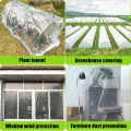 3m X 6m Gewächshaus Folie, Gewächshausfolie Winterfest, Folie für gewächshaus, Polyethylenfolie Transparent Gewächshausfolie, für Gartenarbeit Tomatenhaus Treibhaus Folie - Thumbnail 7