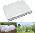 3m X 6m Gewächshaus Folie, Gewächshausfolie Winterfest, Folie für gewächshaus, Polyethylenfolie Transparent Gewächshausfolie, für Gartenarbeit Tomatenhaus Treibhaus Folie - Thumbnail 1