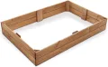 Premium Hochbeet - Pflanzbeet Holz mit Innenvlies – Garten Hochbeet – erweiterbar und stapelbar – witterungsbeständig – Blumenkasten für Terrasse Balkon – Pflanzkasten (3X Pflanzrahmen) - Thumbnail 10