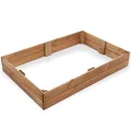 Onbest Premium Hochbeet - Pflanzbeet Holz mit Innenvlies – Garten Hochbeet – erweiterbar und stapelbar – witterungsbeständig – Blumenkasten für Terrasse Balkon – Pflanzkasten (1x Pflanzrahmen) - Thumbnail 10