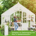 130 Stück Gewächshaus Klammern Gewächshausklammern Edelstahl Gewächshausclips Klammern W Rostfreier Stahl Ersatzteile für Gewächshaus für Gewächshausplatten Hohlkammerplatte Glashaus - Thumbnail 8