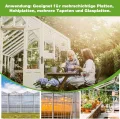 130 Stück Gewächshaus Klammern Gewächshausklammern Edelstahl Gewächshausclips Klammern W Rostfreier Stahl Ersatzteile für Gewächshaus für Gewächshausplatten Hohlkammerplatte Glashaus - Thumbnail 9