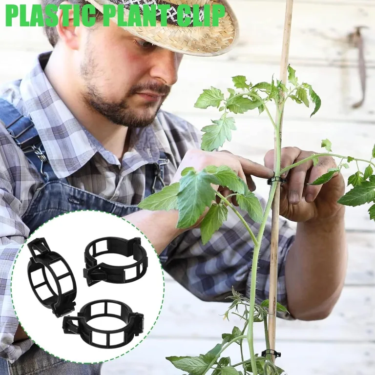 250 Stück Pflanzenclips,Tomatenclips Verbinden,Kunststoff Tomatenclips,Pflanzenklammern,Ranken Clips,Pflanzen Sicherung,Tomatenclips Verbinden Pfeffer Gurke Reben Ideal,für Pflanzen Sicherung – Bild 9