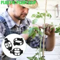 250 Stück Pflanzenclips,Tomatenclips Verbinden,Kunststoff Tomatenclips,Pflanzenklammern,Ranken Clips,Pflanzen Sicherung,Tomatenclips Verbinden Pfeffer Gurke Reben Ideal,für Pflanzen Sicherung - Thumbnail 9