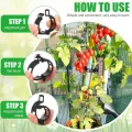 250 Stück Pflanzenclips,Tomatenclips Verbinden,Kunststoff Tomatenclips,Pflanzenklammern,Ranken Clips,Pflanzen Sicherung,Tomatenclips Verbinden Pfeffer Gurke Reben Ideal,für Pflanzen Sicherung - Thumbnail 5