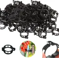 250 Stück Pflanzenclips,Tomatenclips Verbinden,Kunststoff Tomatenclips,Pflanzenklammern,Ranken Clips,Pflanzen Sicherung,Tomatenclips Verbinden Pfeffer Gurke Reben Ideal,für Pflanzen Sicherung - Thumbnail 1