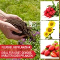 Onbest Hochbeet – aus Holz – perfekt für Garten/Terrasse/Balkon – mit 2 oder 3 Blumenkästen und Innenvlies – Kräuterregal 51/92 cm hoch, 62/44 cm lang – Vertikalbeet (Hochbeet 3 Kästen) - Thumbnail 7