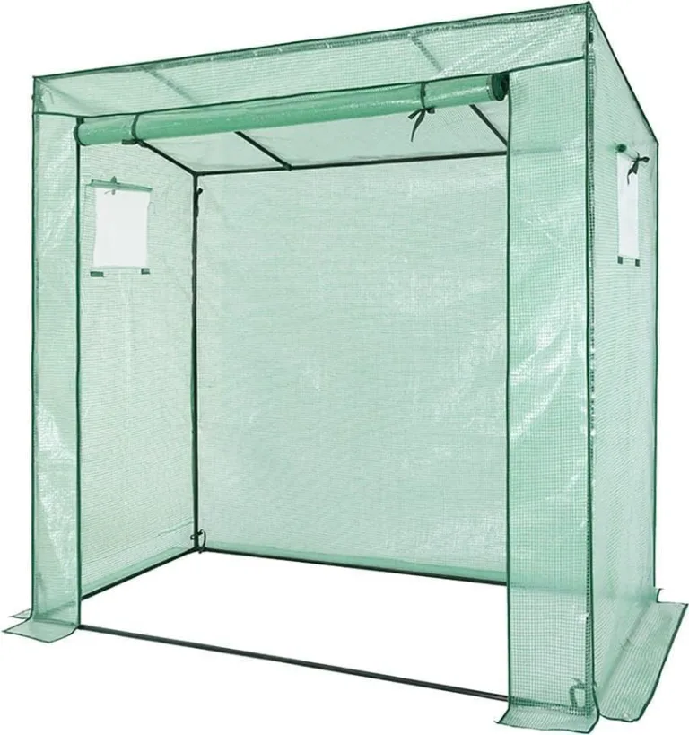 PROREGAL Gewächshaus PIVY mit Belüftungsfenster | Ideal geeignet für den Garten | HxBxT 173/150x200x80cm | Grün | Treibhaus, Tomatenhaus, Pflanzenhaus, Garten, Foliengewächshaus – Bild 1