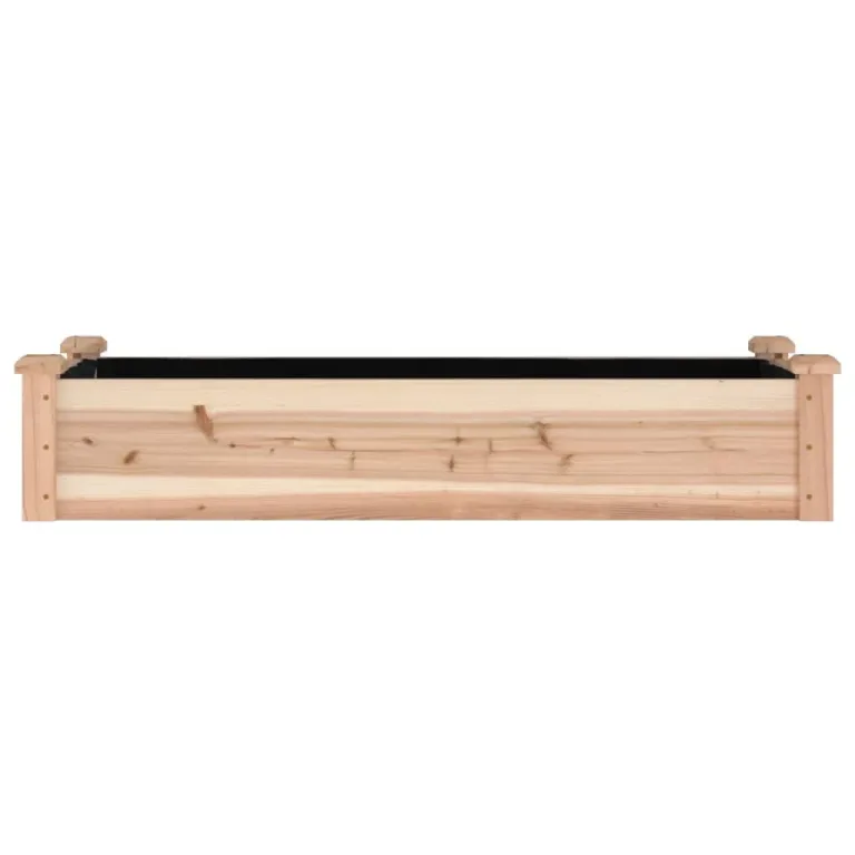 vidaXL Hochbeet mit Einsatz 120x45x25 cm Massivholz Tanne – Bild 6