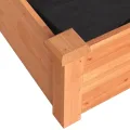 vidaXL Hochbeet, Pflanzbeet mit Einsatz, Pflanzkübel für Blumen Obst Gemüse, Kräuterbeet Gemüsebeet für Garten Balkon Terrasse, Braun Massivholz Tanne - Thumbnail 5