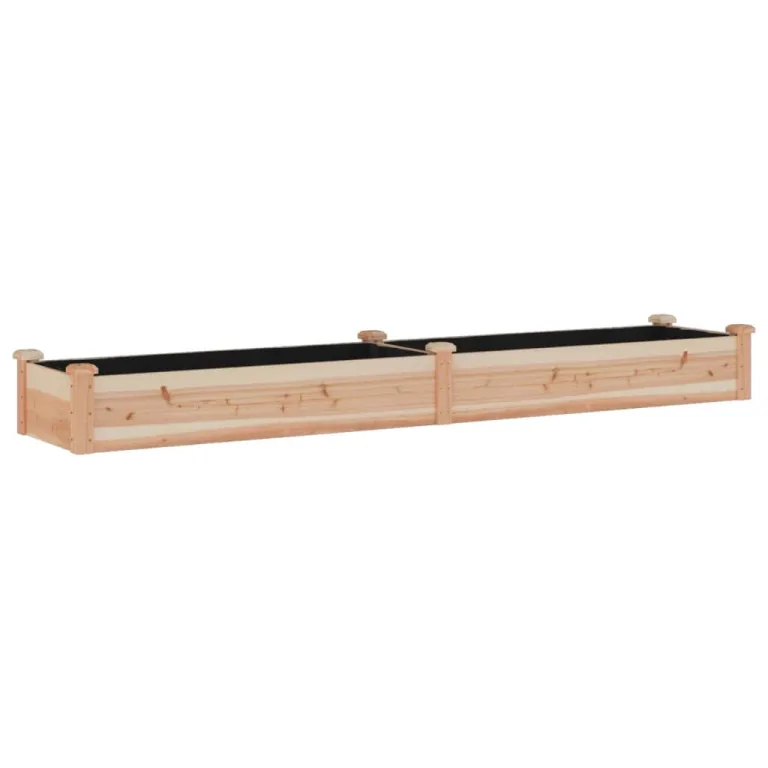 vidaXL Hochbeet mit Einsatz 240x45x25 cm Massivholz Tanne – Bild 1