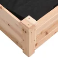 vidaXL Hochbeet mit Einsatz 240x60x25 cm Massivholz Tanne - Thumbnail 5