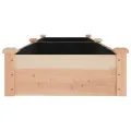 vidaXL Hochbeet mit Einsatz 240x60x25 cm Massivholz Tanne - Thumbnail 7