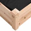 vidaXL Hochbeet, Pflanzbeet mit Einsatz, Pflanzkübel für Blumen Obst Gemüse, Kräuterbeet Gemüsebeet für Garten Balkon Terrasse, Massivholz Tanne - Thumbnail 5