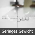 Gewächshaus Doppelstegplatten, Polycarbonatplatten klar, Hohlkammerplatten 4mm für terrassenüberdachung, Garten, 60,5 x 121 cm, 14 STK - Thumbnail 7