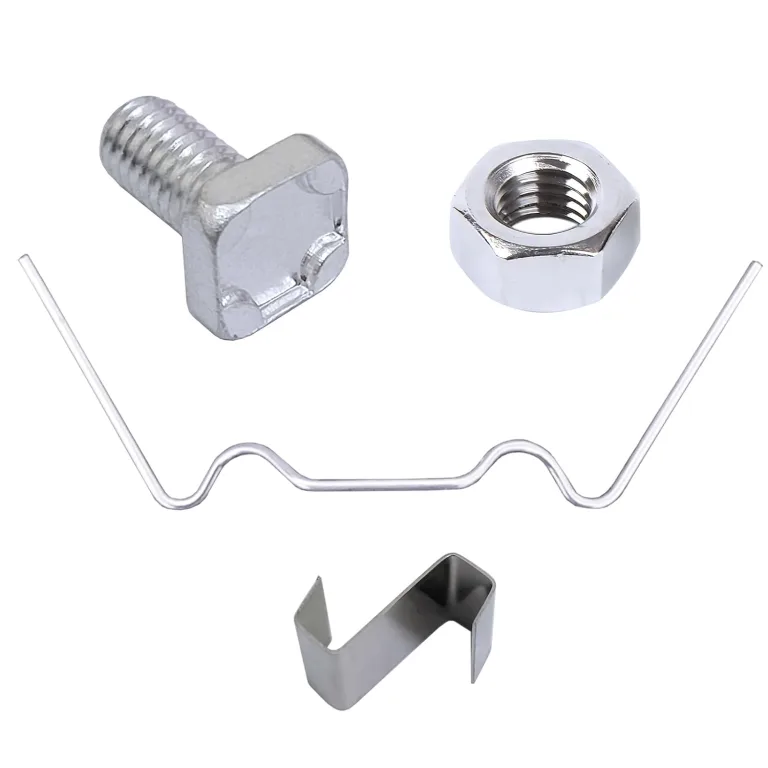 400 Stück Edelstahl-Gewächshaus-Zubehör, Verglasungs-Clip, Befestigungsclip, Aluminium, M6 x 11, Schraubenmuttern, komplettes Set – Bild 2
