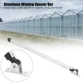 Fensterhalter Gewächshäuser, Ersatz Gewächshaus Fensteröffner Aluminium Manueller Fensterstütz Dachfensteröffner Mechanische Garten Gewächshausfenster Werkzeuge Verstellbare Öffnungsbreite - Thumbnail 5