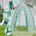 Ohuhu gewächshaus Foliengewächshaus, PE Halbtransparente Tomatengewächshaus 160x180 cm für Pflanzen Wetterfest Mehrzwecktreibhaus Pflanzenhaus Grün - Thumbnail 6