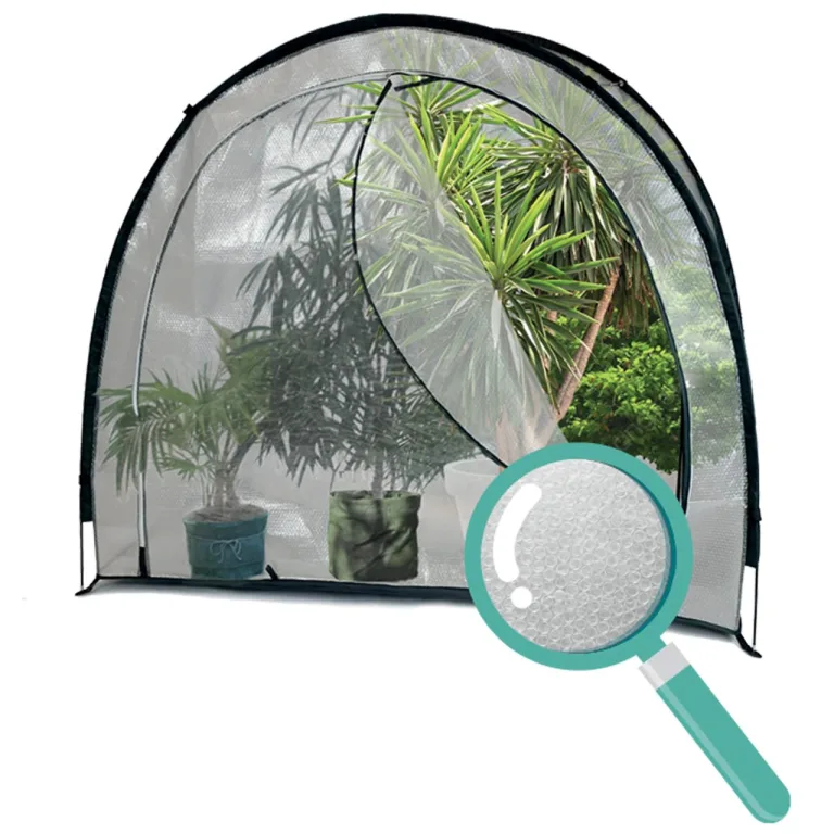 Videx Winterschutzelt Ice Extreme | Frostschutzhaus | H: 175 x L: 200: x B: 85 cm | Iso-Noppenfolie | Pflanzen überwintern | mobiles Gewächshaus| ganzjährig nutzbar – Bild 3