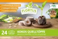 FLORTUS Set Zimmergewächshaus BoQube M Kupfer & Kokos Quelltöpfe (24 STK) | Gewächshaus & Quelltabletten aus Kokoserde Anzuchterde | Geschenkset - Thumbnail 6