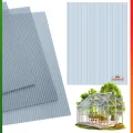 Gardebruk 14x Polycarbonat Hohlkammerstegplatten 4mm 50x Edelstahl Gewächshausklammern 10,25 m² Doppelstegplatte 1210x605 Stegplatte Gewächshausplatte - Thumbnail 7