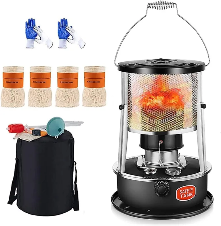 Kerosin-Ofenheizungen Aus Edelstahl, 4,5 L, Mit 4 Dochten, Leicht, Tragbar, Kerosin-Ofen, Ölbrenner, Konvektions-Raumheizung Für Drinnen Und Draußen, Camping, Deck, Terrasse – Bild 1
