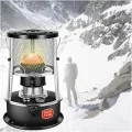 Kerosin-Ofenheizungen Aus Edelstahl, 4,5 L, Mit 4 Dochten, Leicht, Tragbar, Kerosin-Ofen, Ölbrenner, Konvektions-Raumheizung Für Drinnen Und Draußen, Camping, Deck, Terrasse - Thumbnail 2
