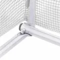 vidaXL Gewächshaus mit Stahlrahmen Weiß 24 m² 6x4x2,85 m - Thumbnail 5